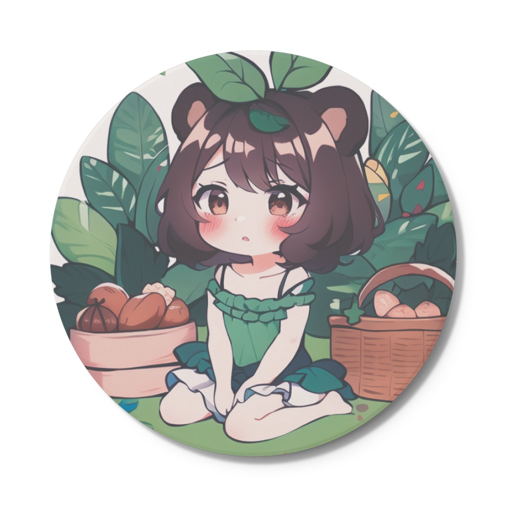 本多ぽこ　コースター🍃🍡