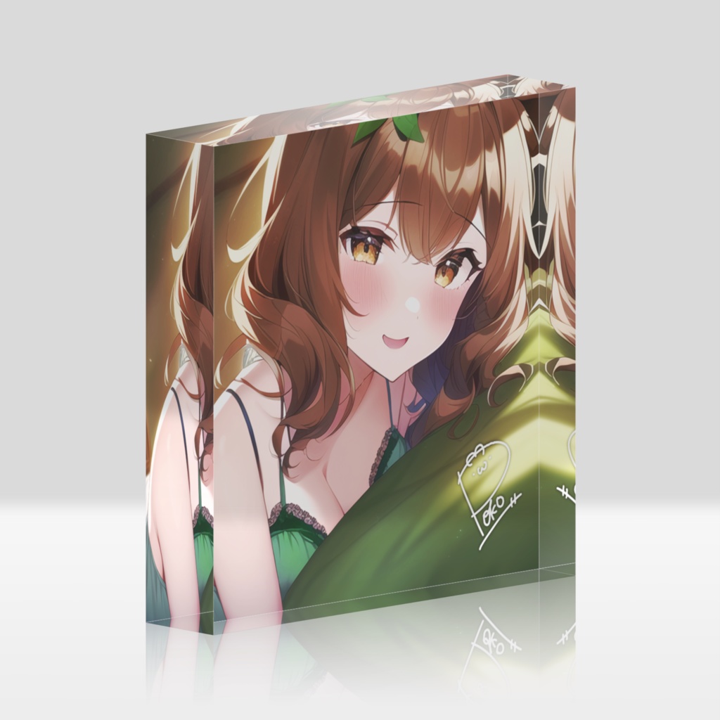 本多ぽこ　アクリルブロック🍃🍡