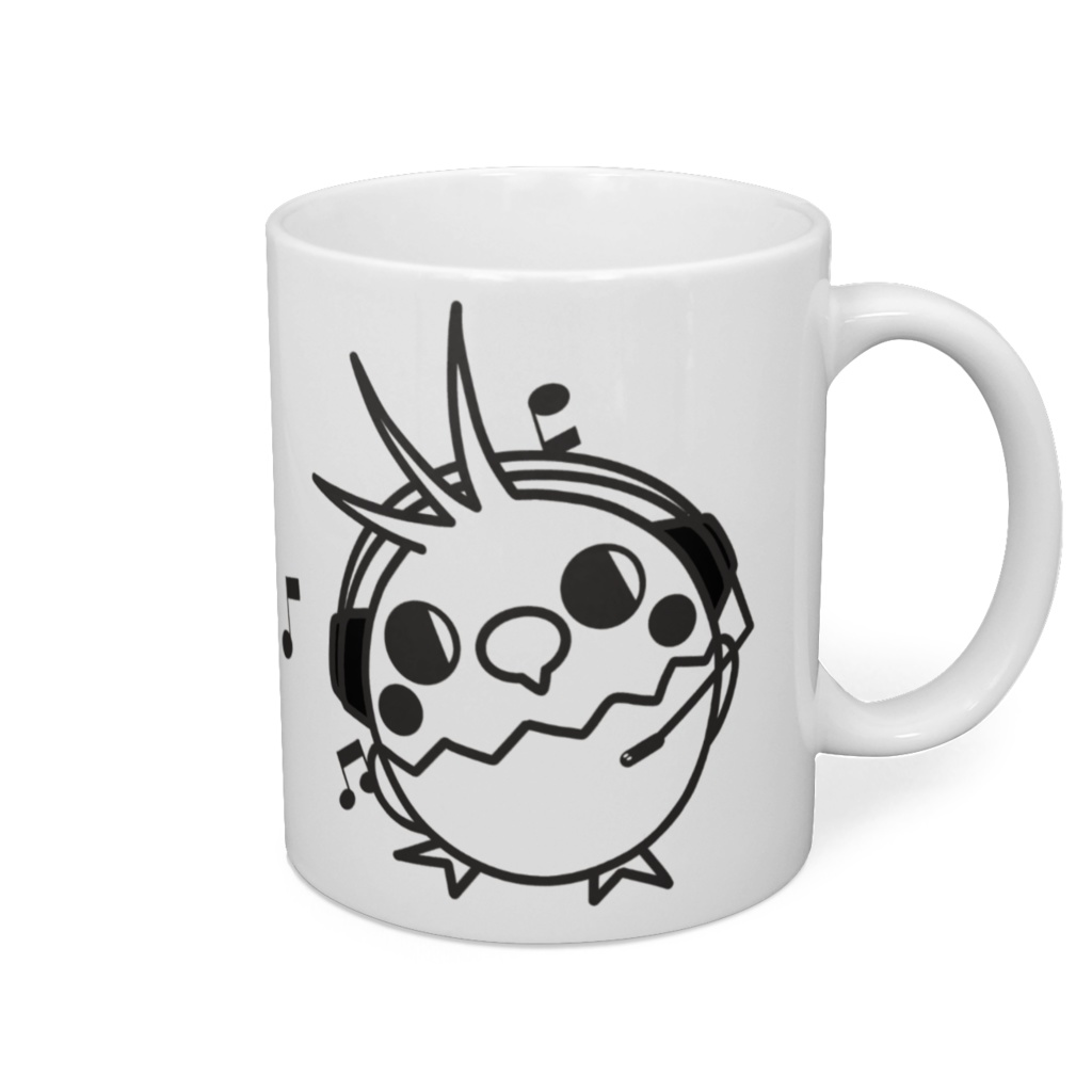 Kishiroマグカップ白黒