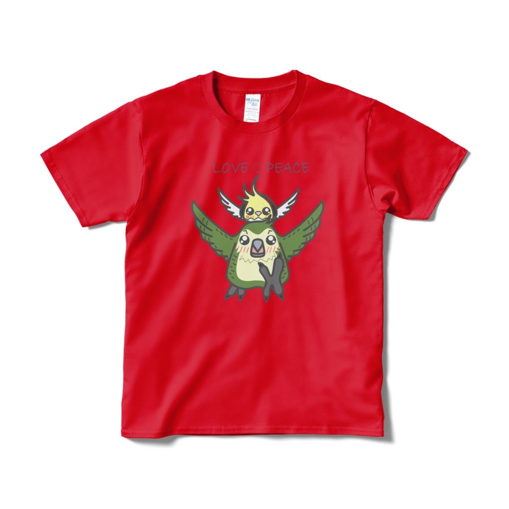 Kakapo&kishiro Tシャツ（Red）