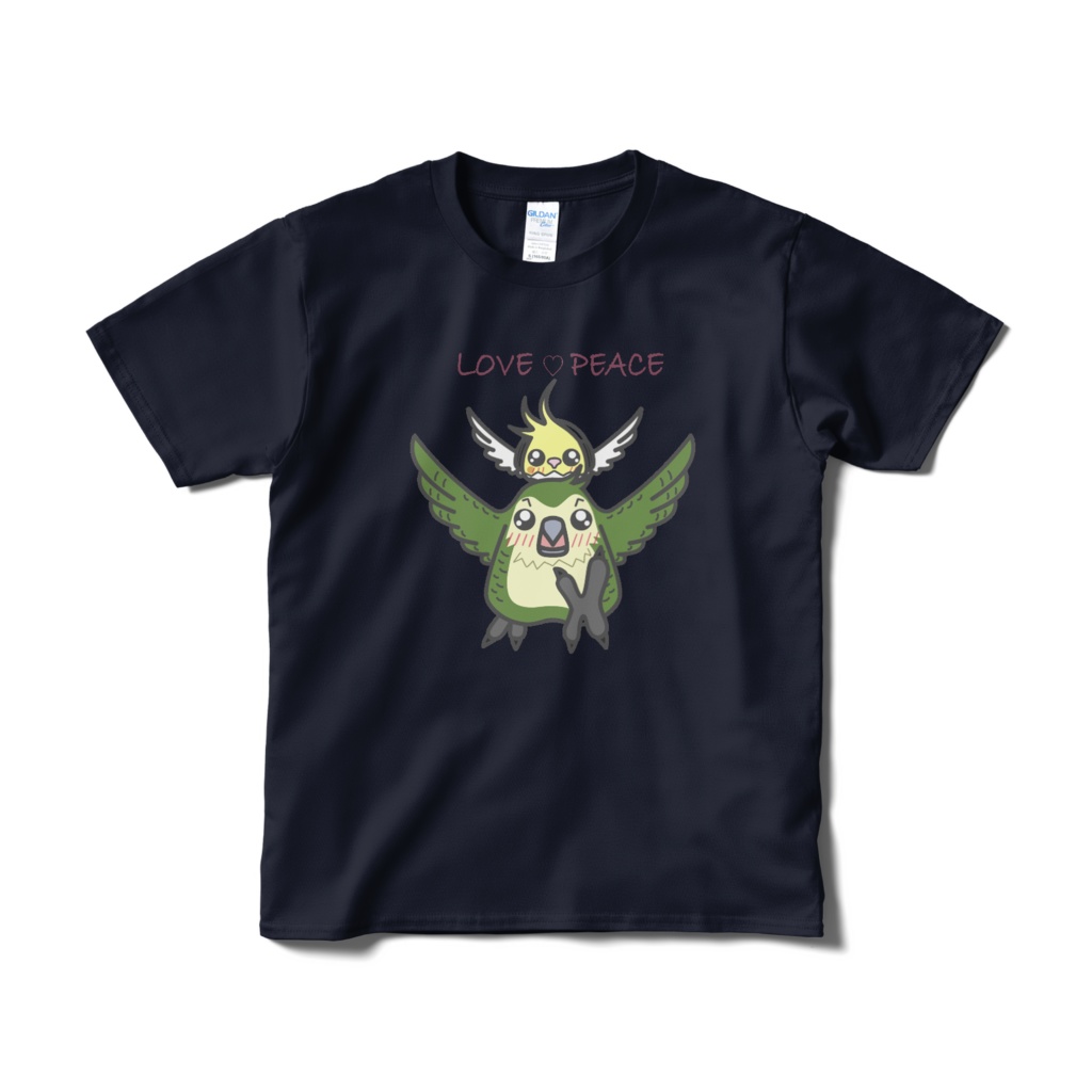 Kakapo&Kishiro Tシャツ（Navy blue）