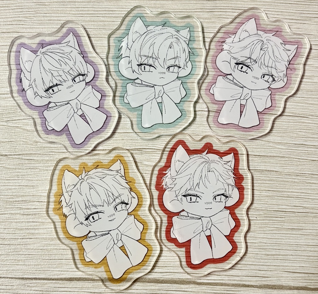 アクリルシール5枚セット