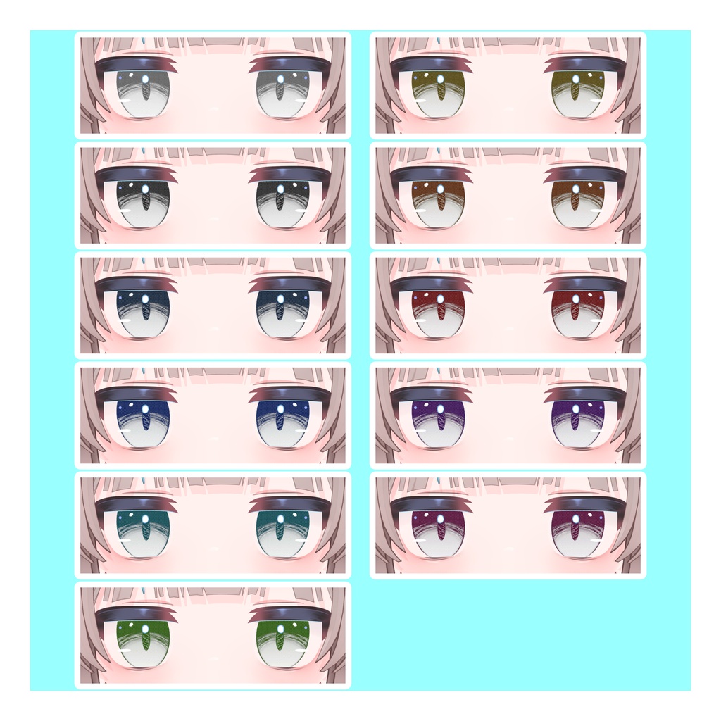 🎉発売記念セール中!🎉【リュミィ対応】漫画風トーンEye