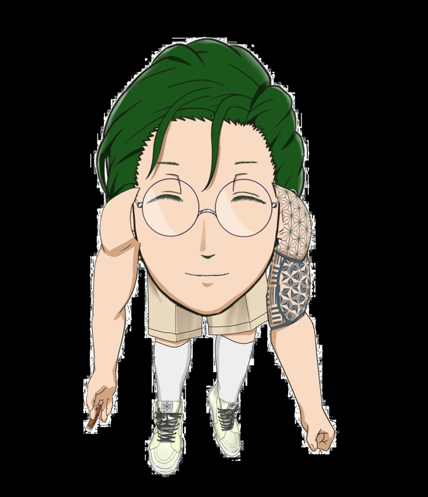 クソキモ怪人横向き切り抜きガチャガチャ版