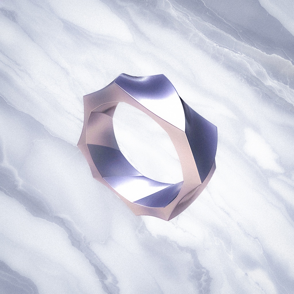 Facet Ring | ミニマルメタルリング