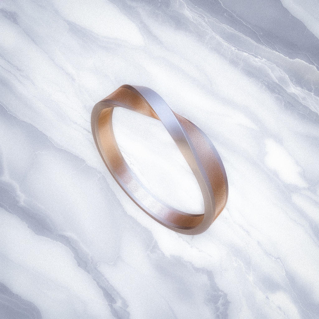 Ribbon Ring 01 | ツイストメタルリング