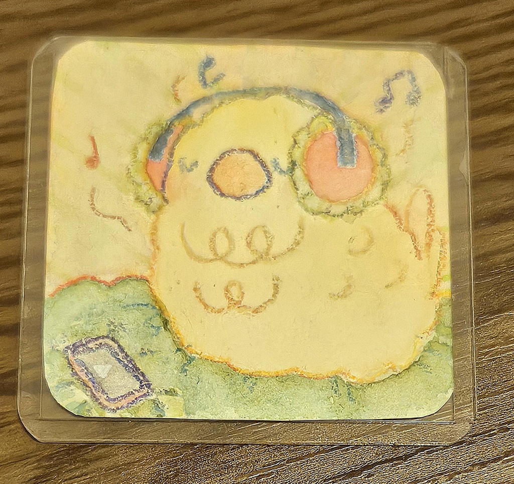 過去作)手描きミニ原画『なぞのとり』秋をたのしむシリーズ