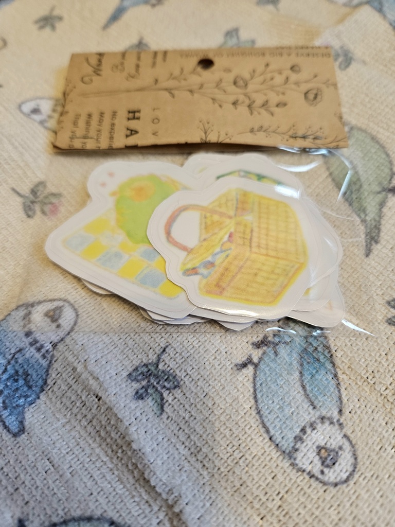 過去作)フレークシール(ピクニック)