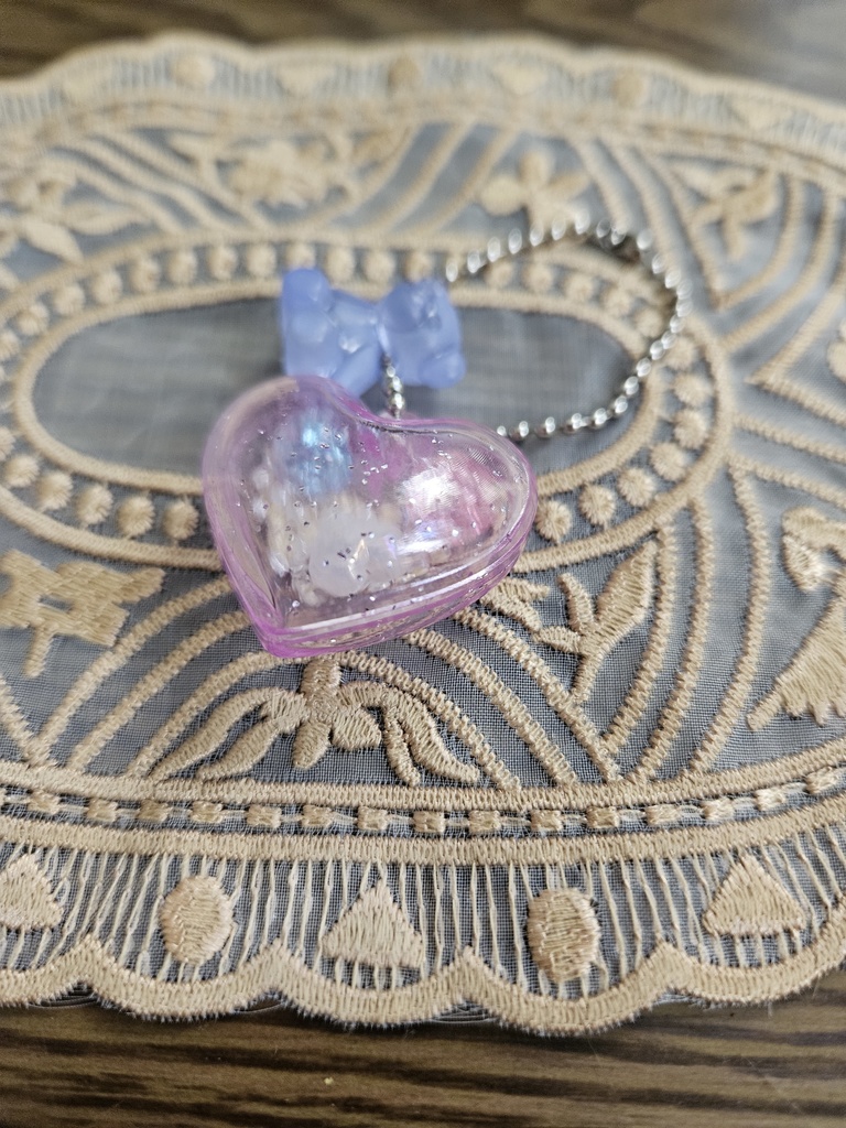 『ハートとグミッくまのシャカシャカキーホルダー』