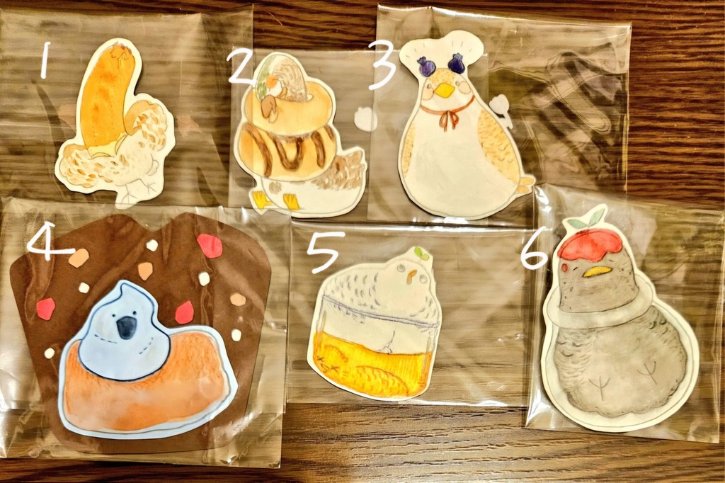 過去作)『お菓子なとり』ミニ原画