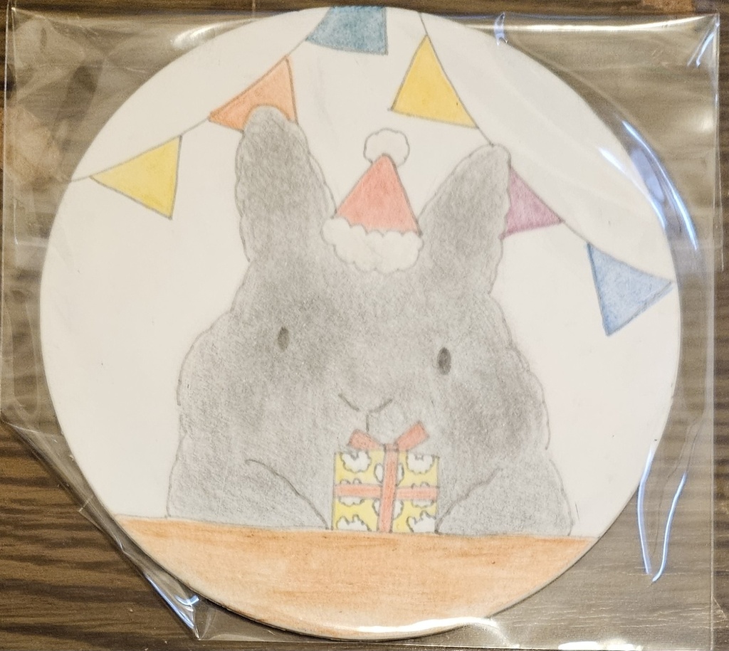 過去作)クリスマスなうさぎ原画