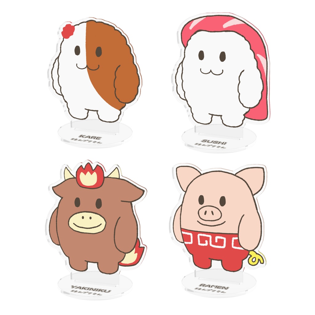 アクリルフィギュア - 70x70mm