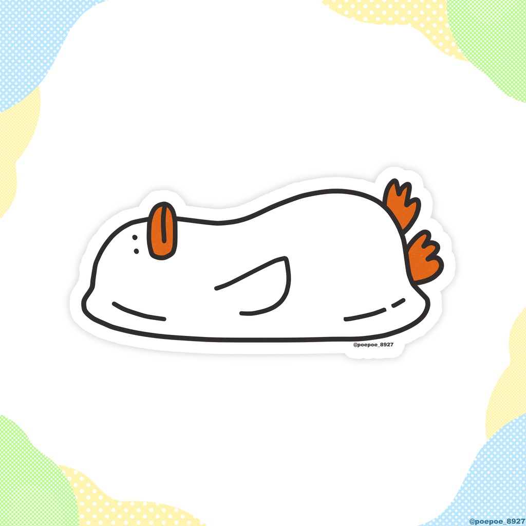 ぽぇぽぇステッカー（アヒル）