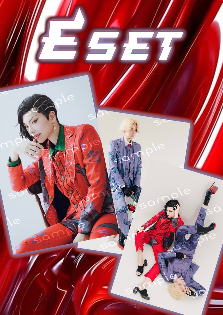 【E】イヌコココスプレポストカード3枚