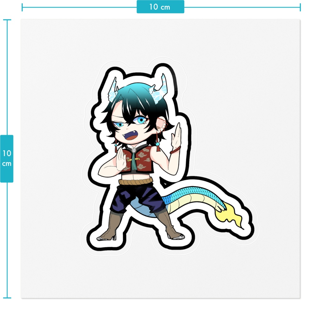 赤髄ガオ デフォルメステッカー