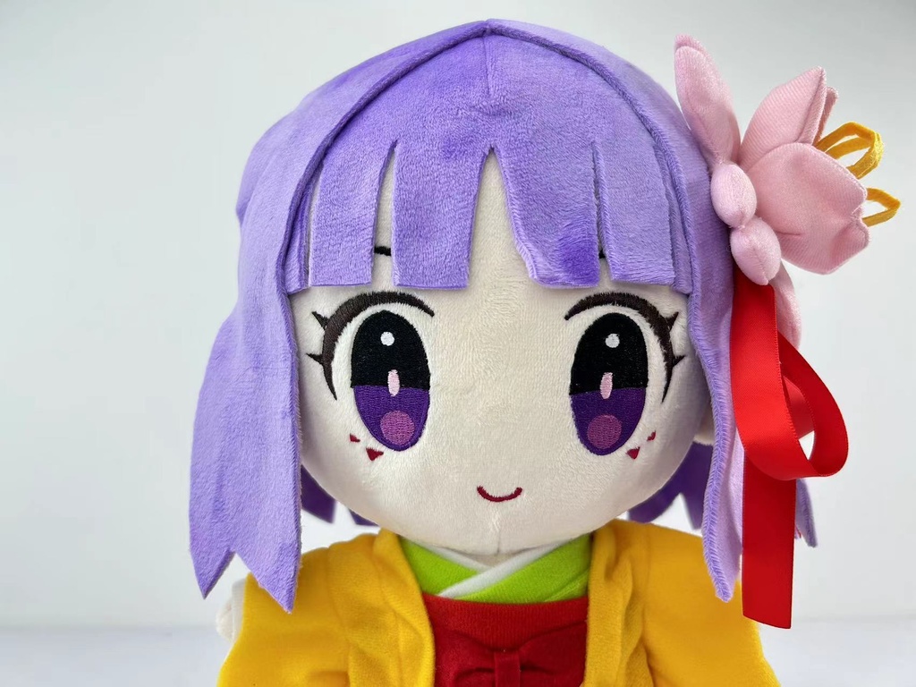 東方ペタペタ 粗茶さんの稗田阿求ちゃんぬいぐるみ 33センチ