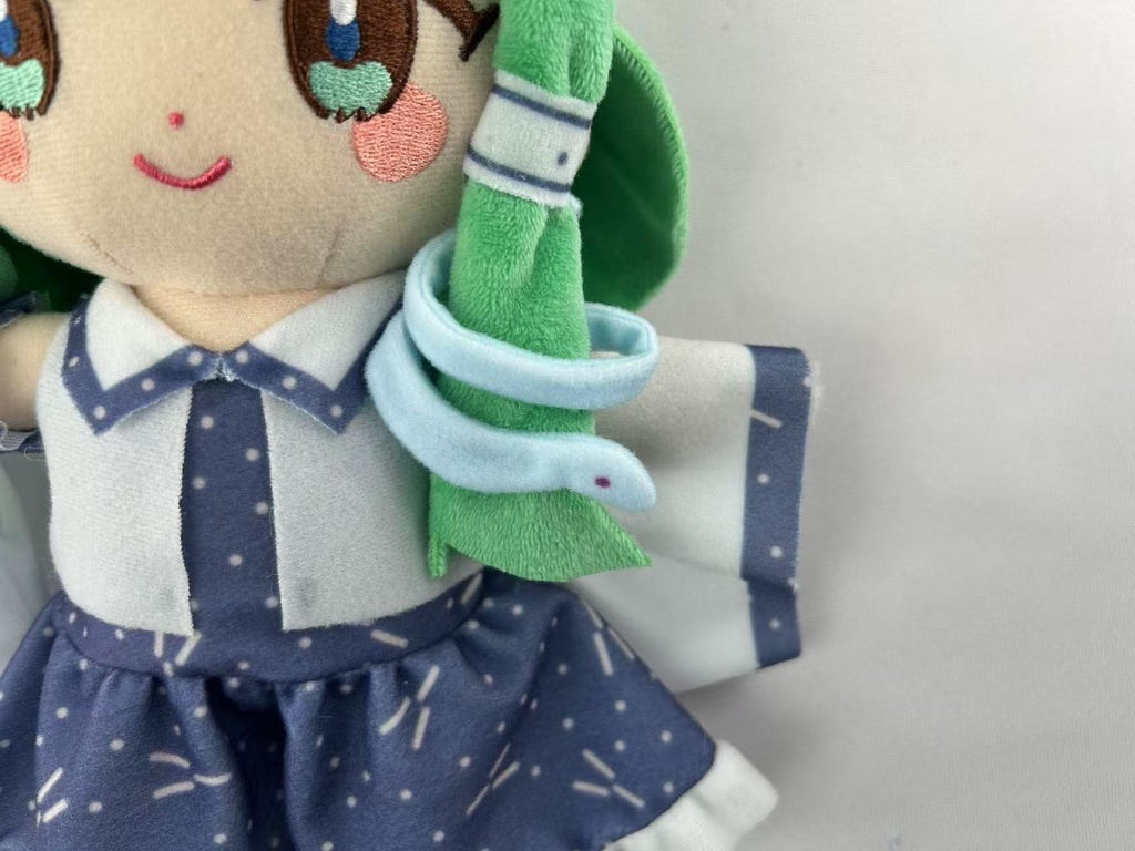 東方ペタペタぬいぐるみサイズ25センチ もずくずさんの霊夢さん、早苗さん 単品販売