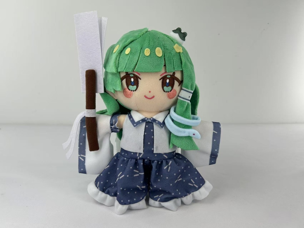 東方ペタペタぬいぐるみサイズ25センチ もずくずさんの霊夢さん、早苗さん 単品販売