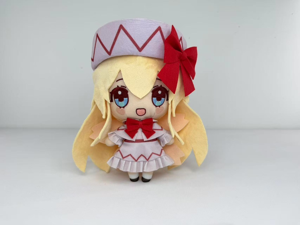 東方ペタペタ ぷりんさんデザインのリリーホワイトぬいぐるみ