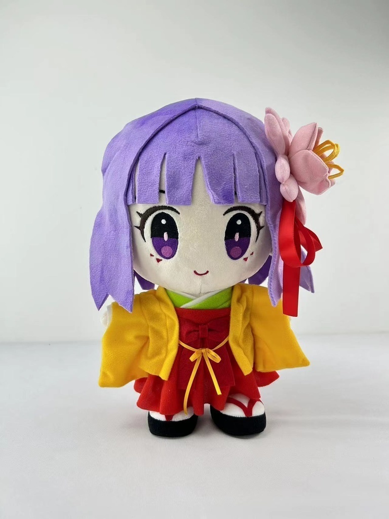 東方ペタペタ　粗茶さんの稗田阿求ちゃんぬいぐるみ　33センチ