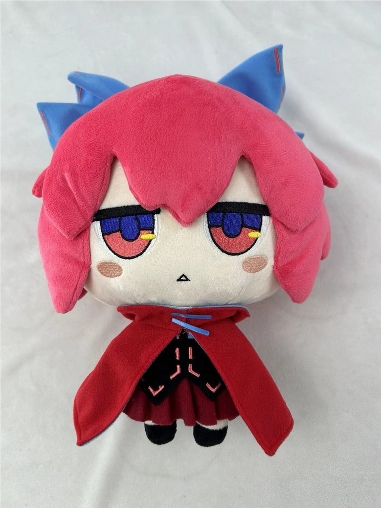 東方ペタペタぬいぐるみ　イスさんの草の根シリーズ　赤蛮奇ちゃん&ヘッドちゃんセット