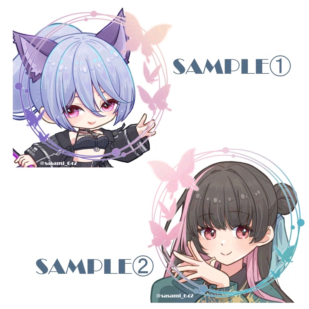 アイコンフレーム蝶