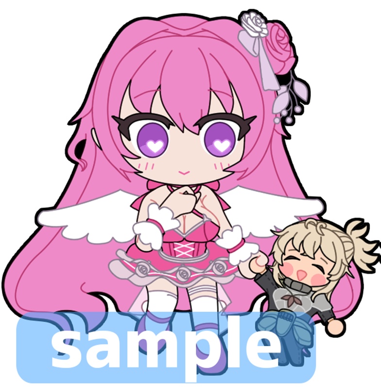 ドロシー＆ピナ人形（ミニキャラ）アクリルキーホルダー