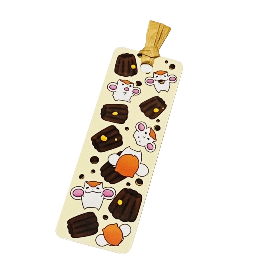 カヌレとプクハムのしおり（紐あり）
