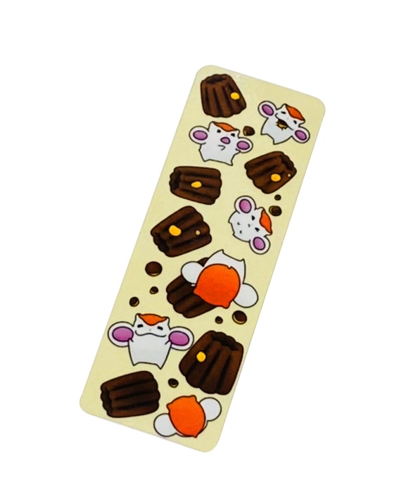 カヌレとプクハムのしおり（紐なし）