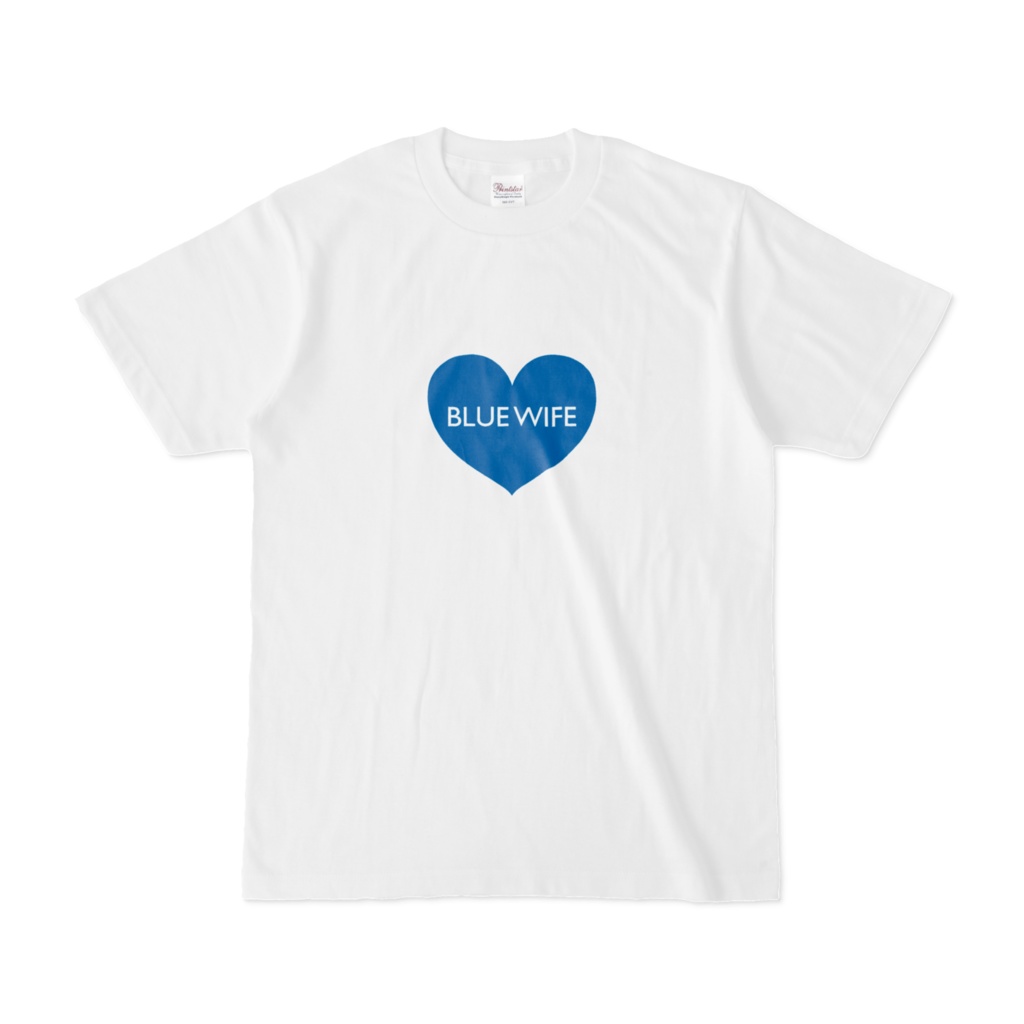BLUE WIFE Tシャツ (白地)