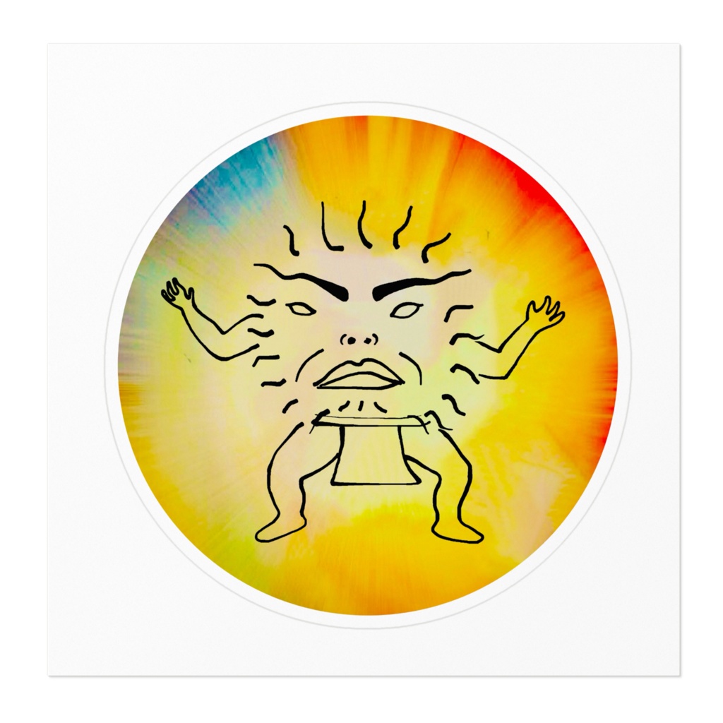 丹田君ステッカー