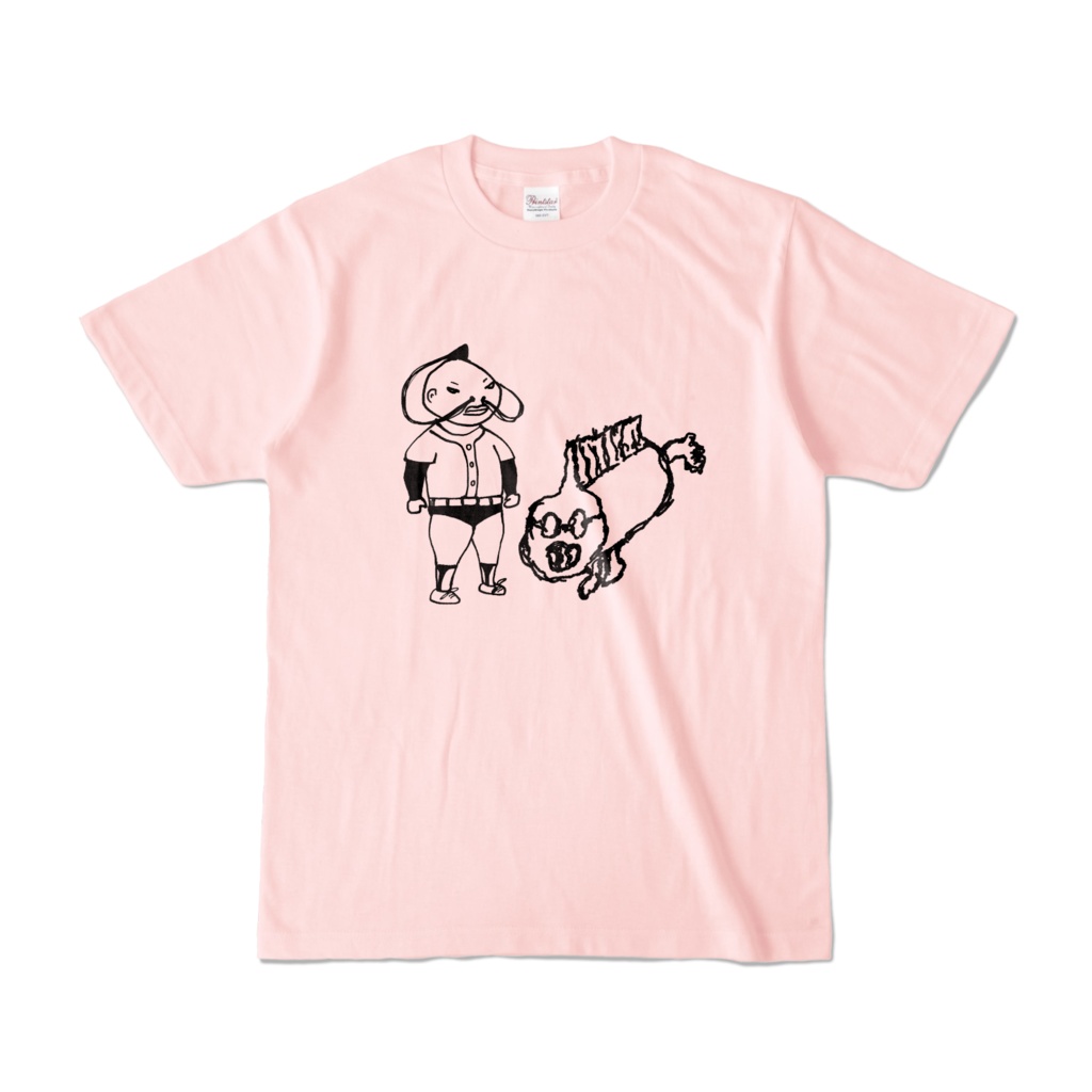 【コラボ】竹輪人間 & 鼻毛番長 Tシャツ