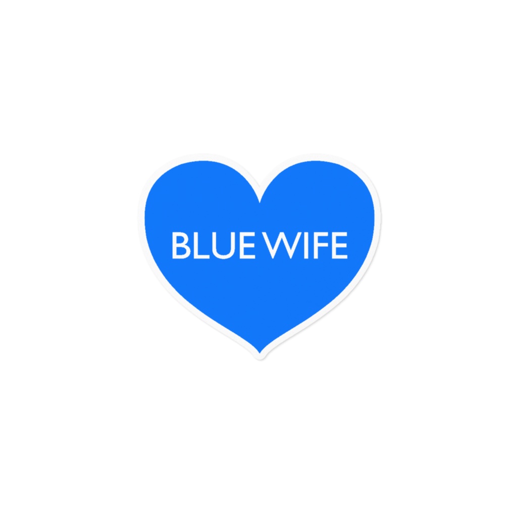 BLUE WIFE ステッカー
