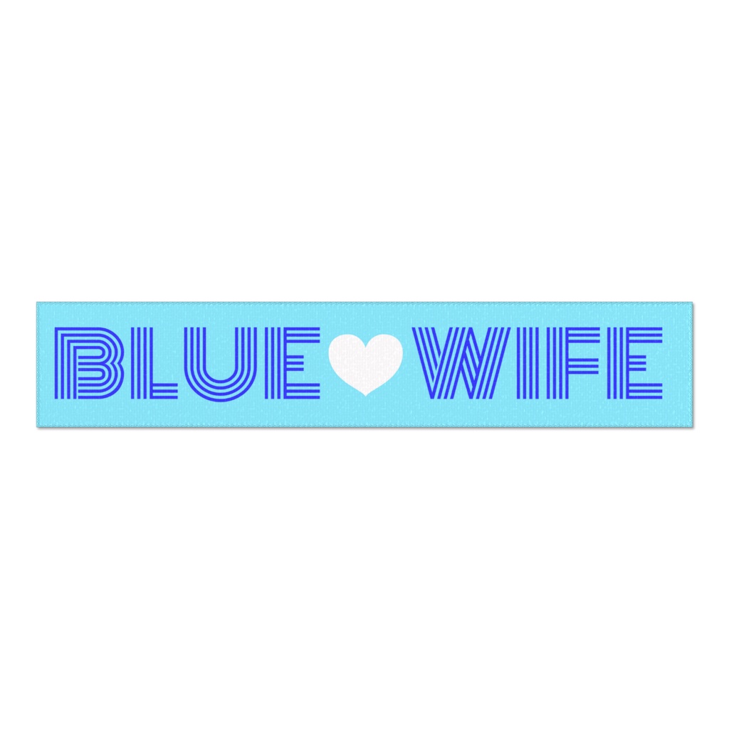 BLUE WIFE マフラータオル