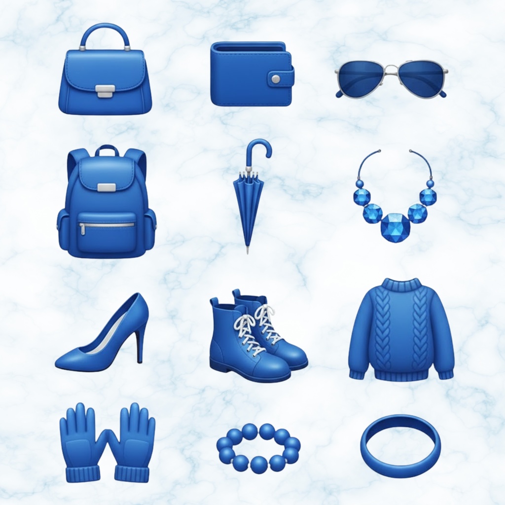 【再販OK】IOS18風DesignSticker-BLUE💙