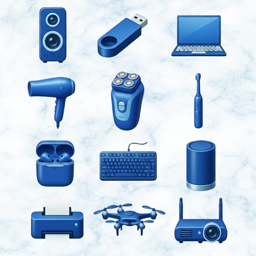 【再販OK】IOS18風DesignSticker-BLUE💙