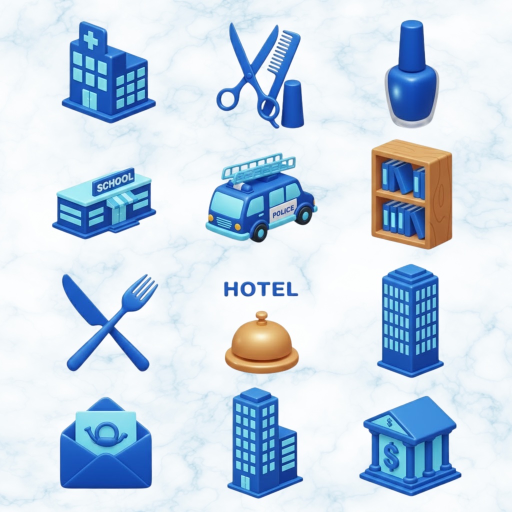 【再販OK】IOS18風DesignSticker-BLUE💙