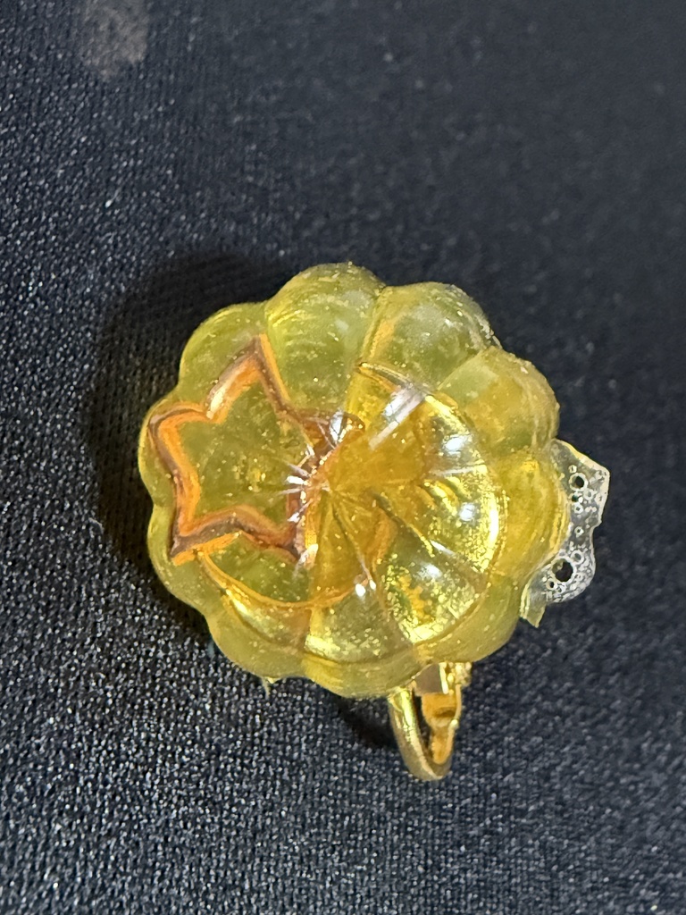 くらげと星空のイヤリング