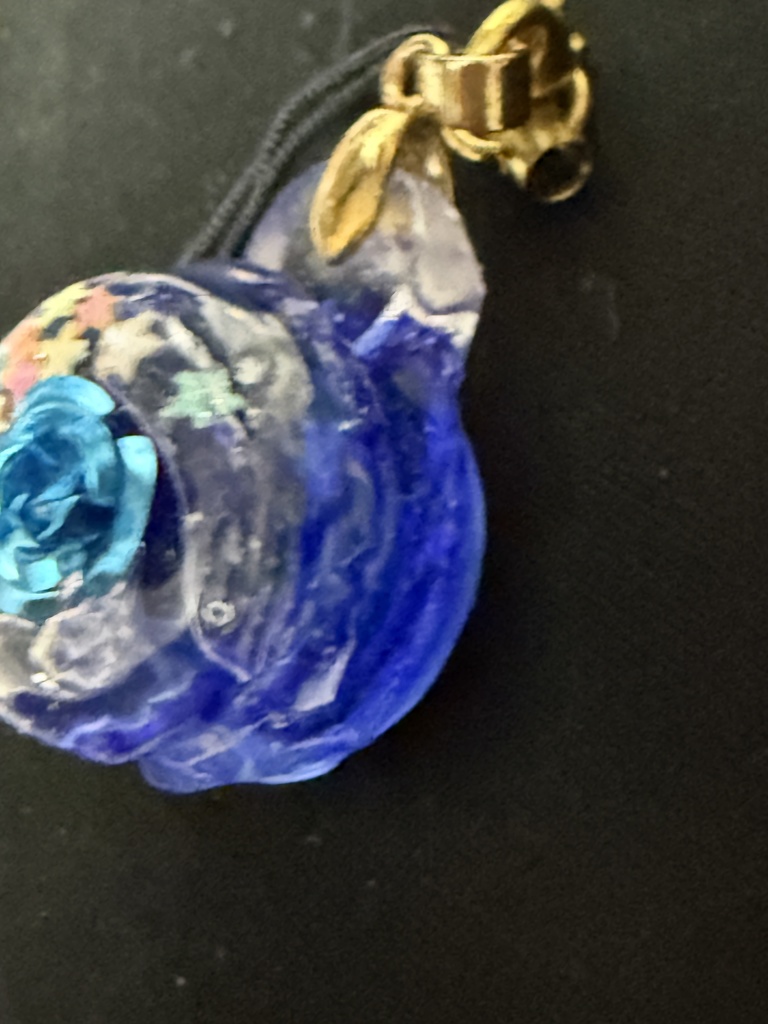 青色のマカロン