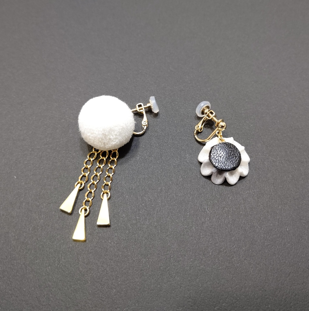 刀剣乱舞 鶴丸国永・大俱利伽羅イメージイヤリング