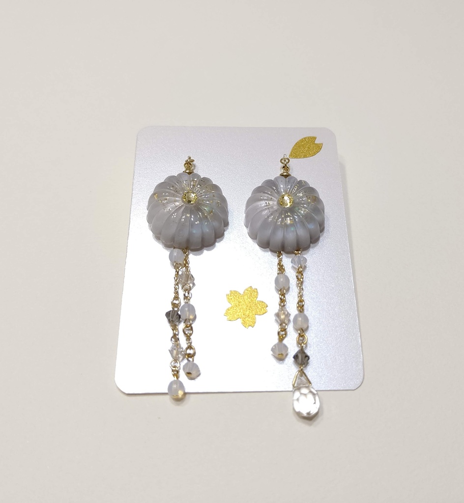 刀剣乱舞 鶴丸国永 大俱利伽羅イメージイヤリング・フリーリング