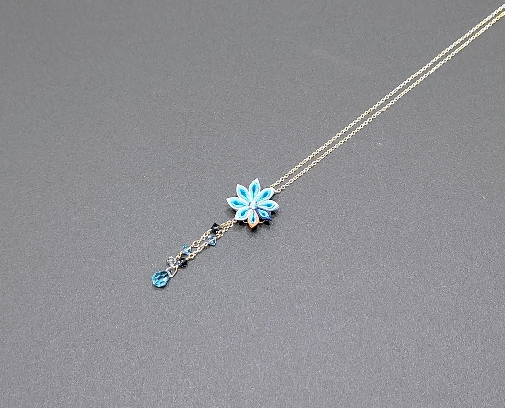 刀剣乱舞 一期一振イメージつまみ細工イヤリング・ネックレス