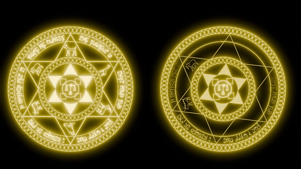 【Blender】 召喚魔法陣エフェクト Summon magic circle effect