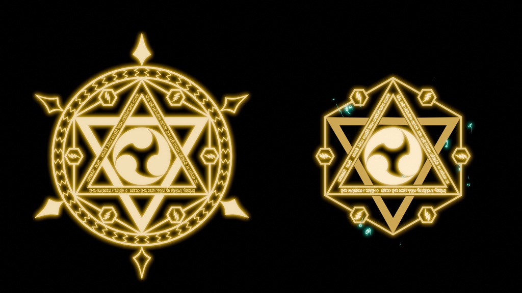 【Blender】 雷魔法陣エフェクト Thunder magic circle effect