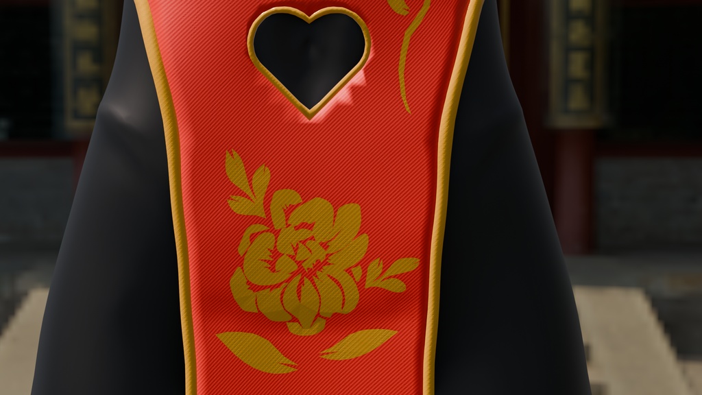 【Blender】 チャイナドレスおまけ付 Chinadress with bonus