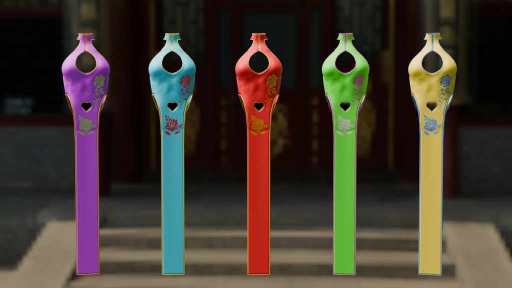 【Blender】 チャイナドレスおまけ付 Chinadress with bonus