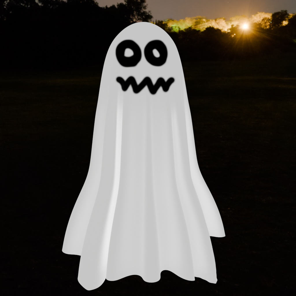 【Blender】 ゴースト Ghost 【Model】
