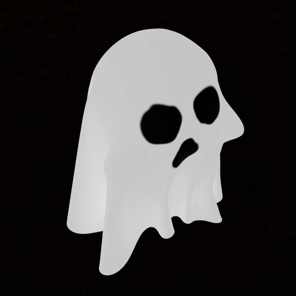 【Blender】 ゴースト Ghost 【Model】