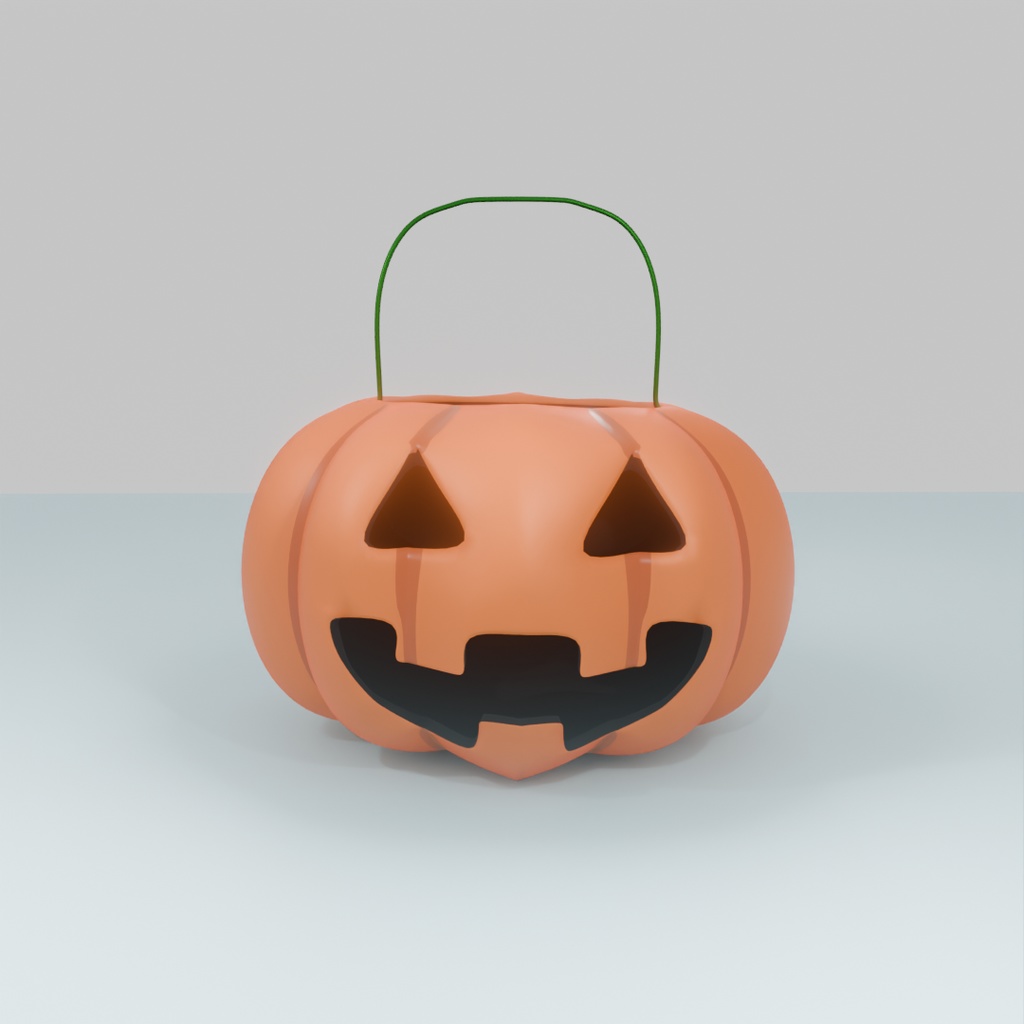 【Blender】 ジャックオーランタンのお菓子セット jack o lantern candy set 【VRChat】