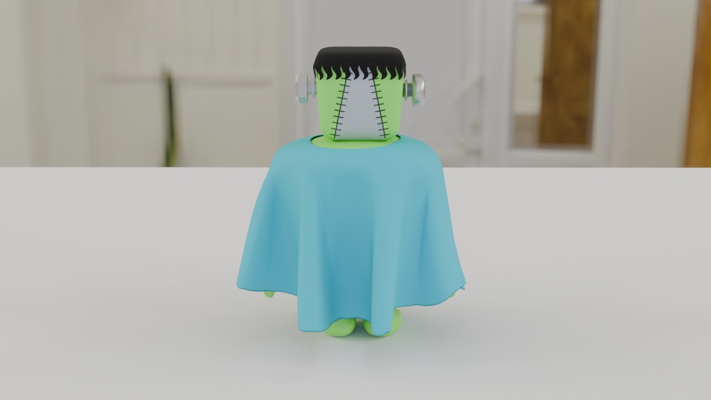 【Blender】 ミニフランケンシュタイン mini-frankenstein【VRChat】